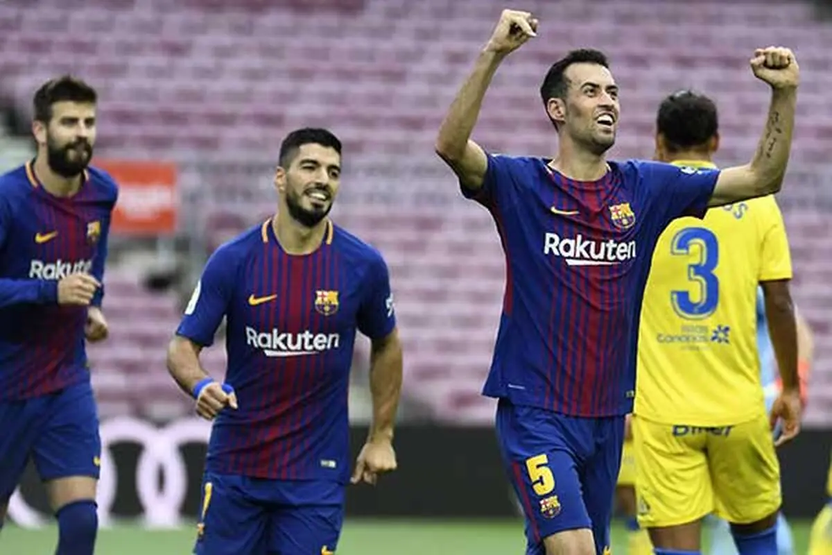 بارسلونا 3 - 0 لاس پالماس؛ پیروزی آبی اناری ها در سکوت نیوکمپ