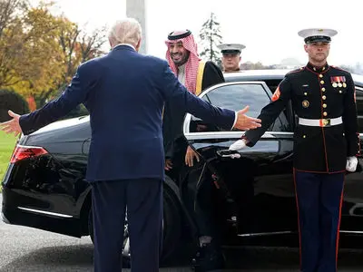 بن‌سلمان وارد کاخ سفید شد