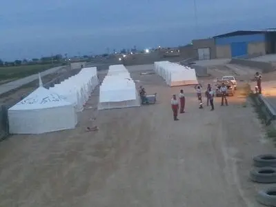 آمادگی هلال احمر شوش در برابر سیلاب احتمالی/برپایی ۲ اردوگاه اسکان اضطراری در آهودشت و روستاى مگرن