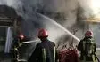 انبار رنگ در اراک طعمه حریق شد / هیچ انفجاری  رخ نداده است