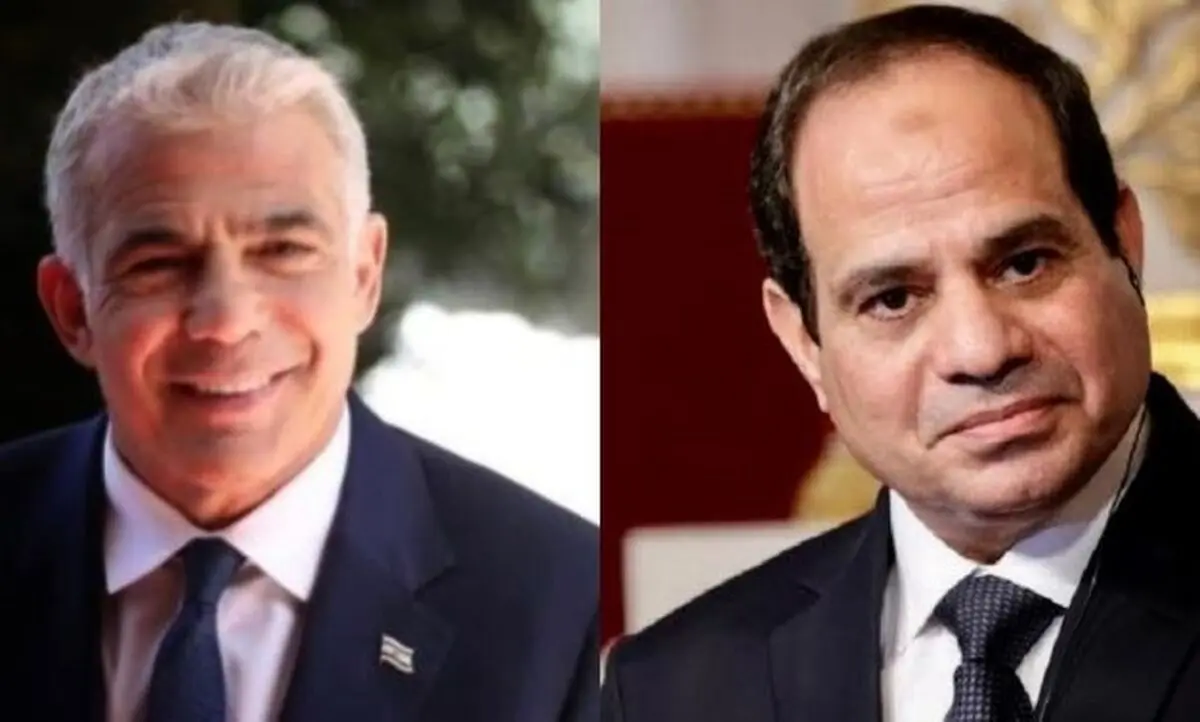 گفت‌وگوی تلفنی السیسی و لاپید درباره غزه