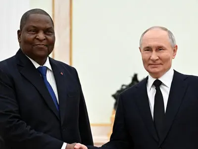 گفت‌وگوی تلفنی پوتین و رئیس جمهور آفریقای مرکزی 