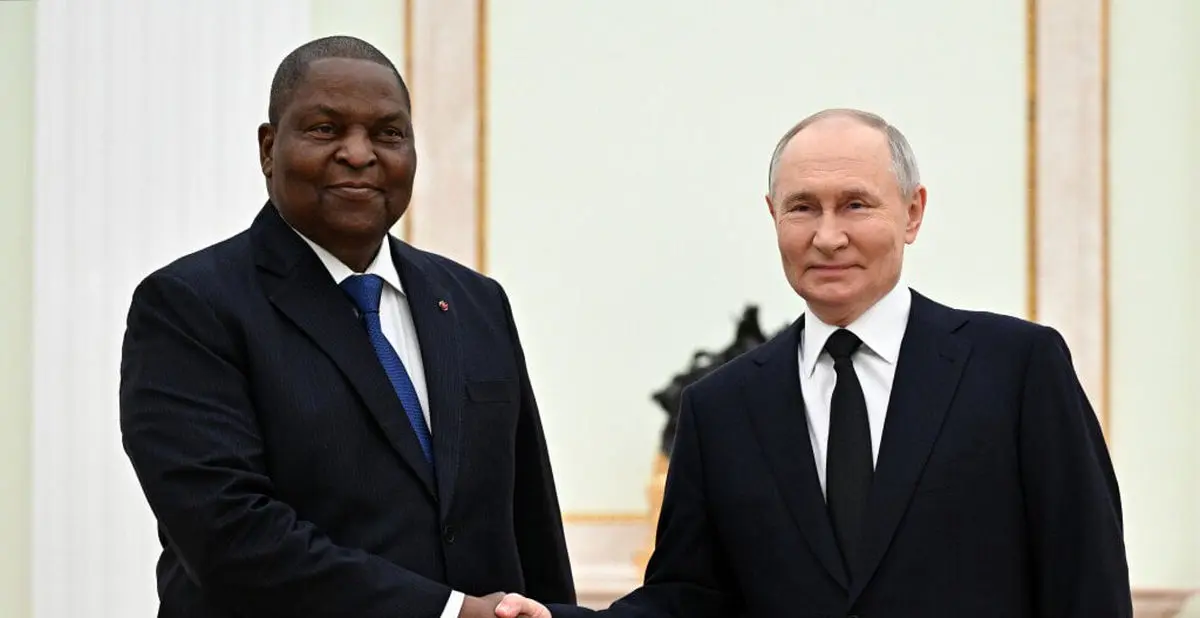 گفت‌وگوی تلفنی پوتین و رئیس جمهور آفریقای مرکزی 