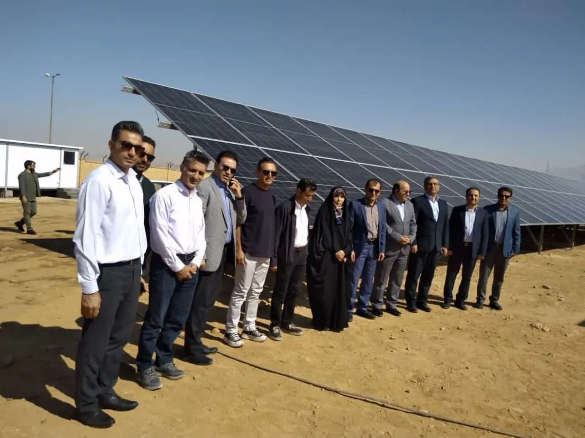 تزریق ۹مگاوات برق خورشیدی شیراز به شبکه سراسری