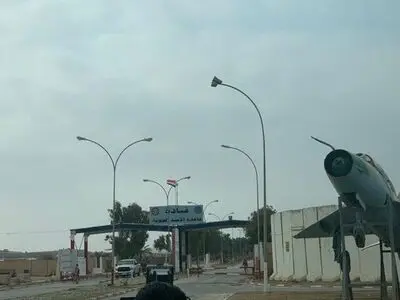 ورود تجهیزات نظامی آمریکایی به پایگاه هوایی «عین الاسد» در عراق
