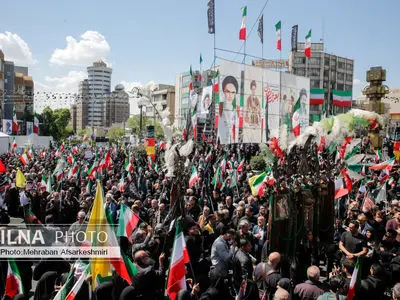 مراسم اربعین رهبر شهید انقلاب در تهران / 1