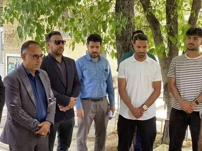تجدید میثاق باشگاه فجر شهید سپاسی با شهدای ورزشکار جنگ رمضان