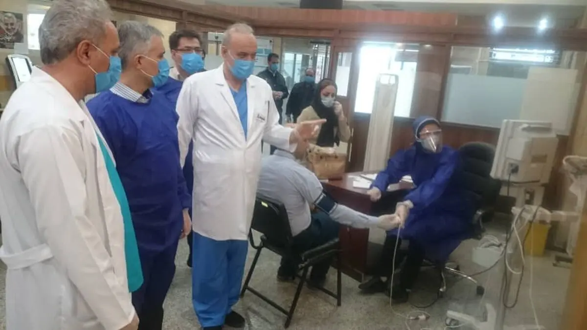 بازدید مدیر عامل ذوب آهن اصفهان از اورژانس کرونا و تقدیر از کادر درمان