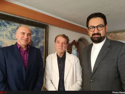 دیدار معاون هنری و مدیر کل موسیقی با درویش‌رضا منظمی