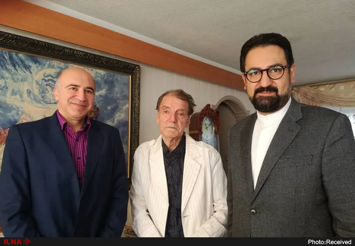 دیدار معاون هنری و مدیر کل موسیقی با درویش‌رضا منظمی