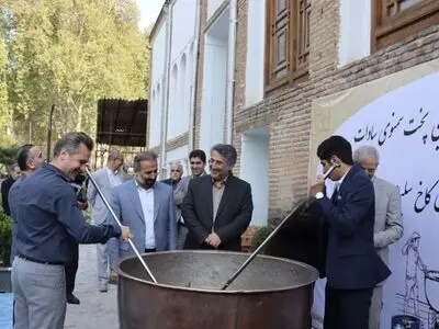 لوح ثبتی آیین پخت سمنوی سادات البرز رونمایی شد