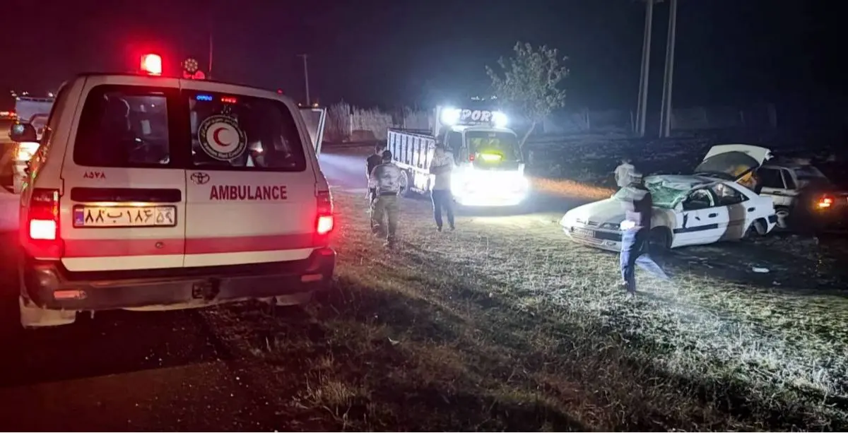 واژگونی در محور آزادشهر به مینودشت با ۶ مصدوم