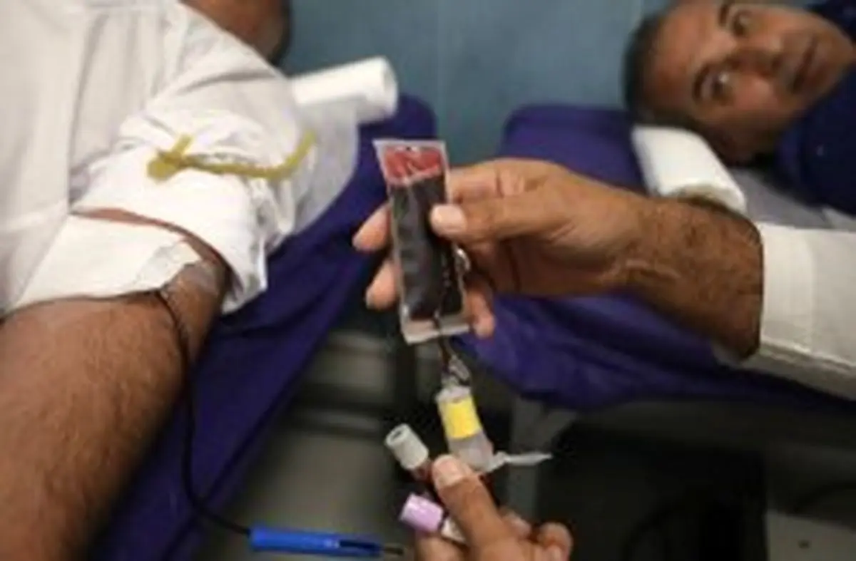 استقبال گسترده کیشوندان از اهدای خون