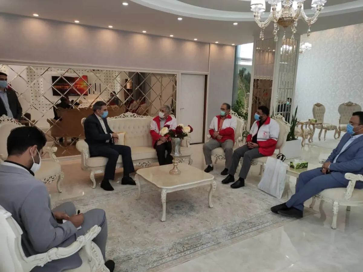 دیدار  مدیرعامل جمعیت هلال احمر گیلان با مدیرکل راه آهن شمال ۲ کشور
