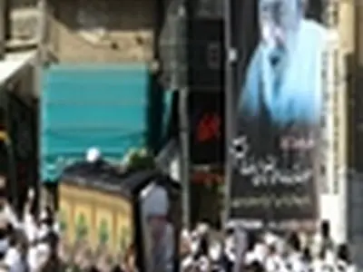 گزارش تصویری از مراسم تشییع پیکر آیت الله انصاری در قم