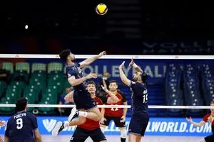 شکست والیبال ایران مقابل آلمان 