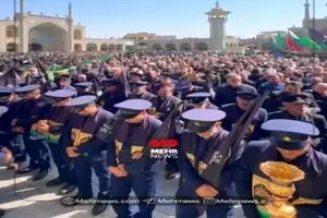 حال‌‌ و هوای حرم حضرت معصومه (س) در روز وفات بانوی کرامت + فیلم