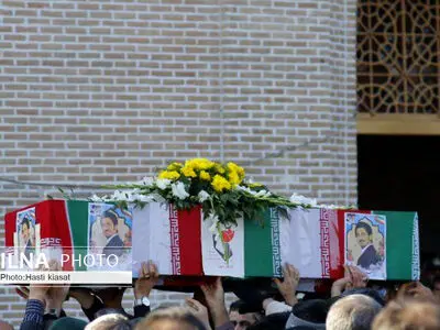 تشییع پیکر شهدای سقوط هواپیمای اوکراینی/ سبزوار