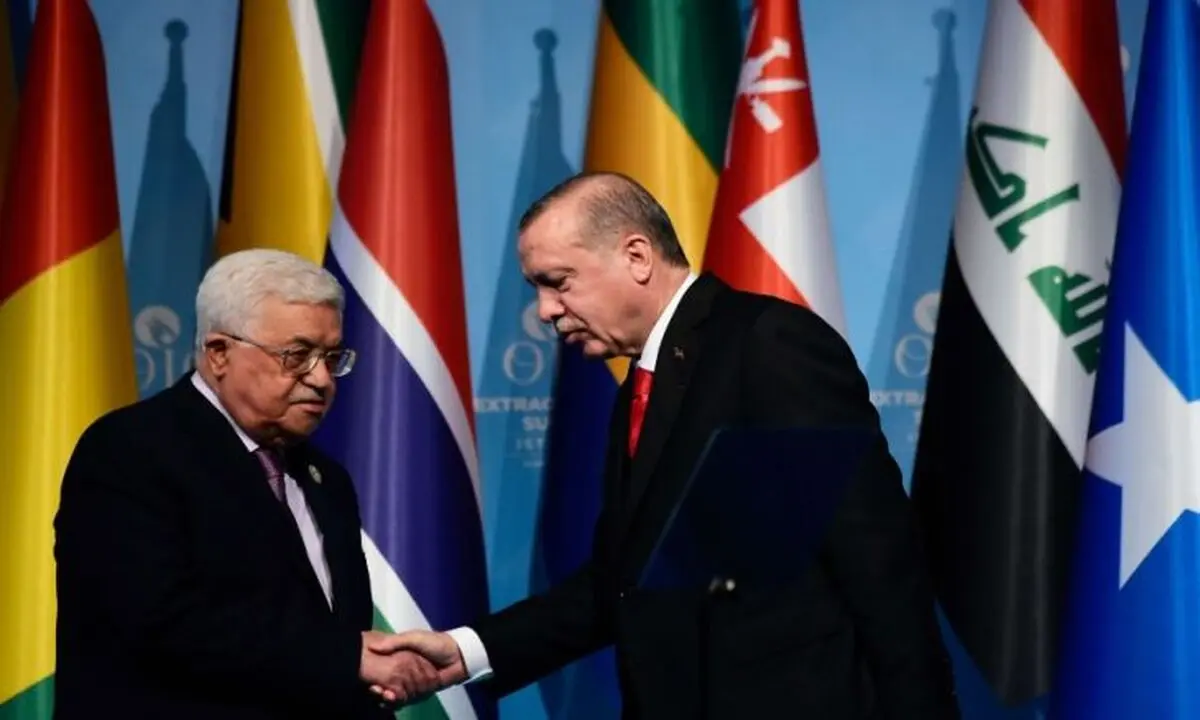 گفت‌وگوی رجب طیب اردوغان و محمود عباس