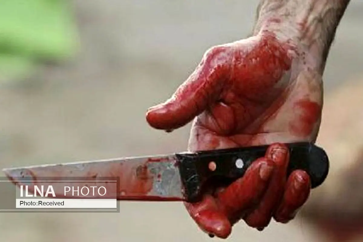 لحظه چاقو خوردن فرمانده انتظامی مشهد در مراسم هفتم وکیل مرحوم خسرو علیکردی+ فیلم