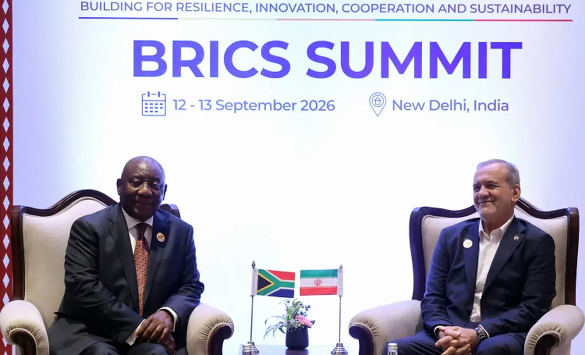 دعوت پزشکیان از رئیس‌جمهوری آفریقای جنوبی برای حضور در تهران