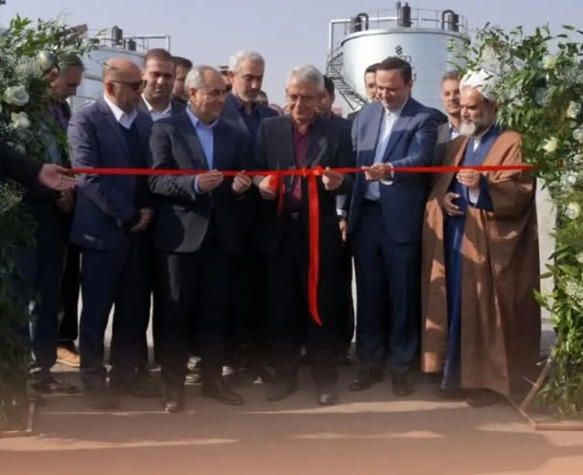 بهره‌برداری از پالایشگاه  سوان ارس با حضور وزیر اقتصاد
