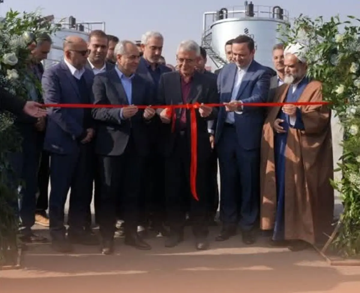 بهره‌برداری از پالایشگاه  سوان ارس با حضور وزیر اقتصاد