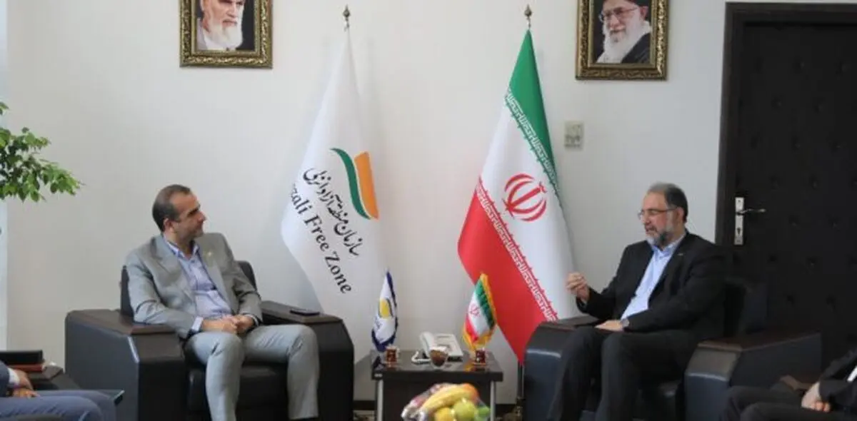 دیدار مدیرعامل شرکت کشتیرانی دریای خزر با مدیرعامل سازمان منطقه آزاد انزلی