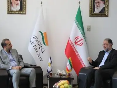 دیدار مدیرعامل شرکت کشتیرانی دریای خزر با مدیرعامل سازمان منطقه آزاد انزلی