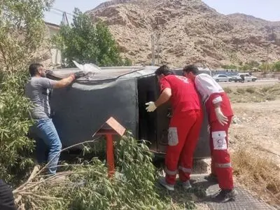 یک فوتی بر اثر تصادف سواری پژو ۴۰۵ و عابر پیاده