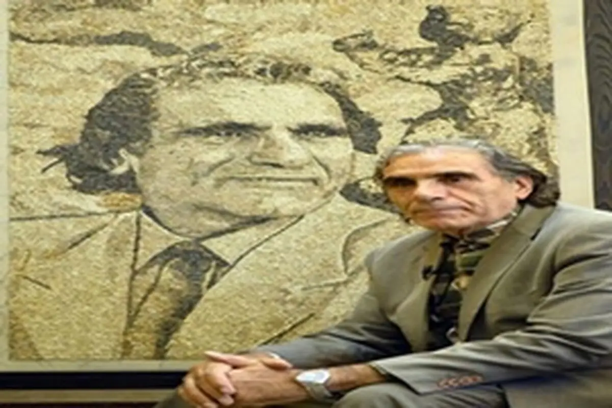 تابلوسنگ رضا ناجی در تبریز پرده‌برداری شد