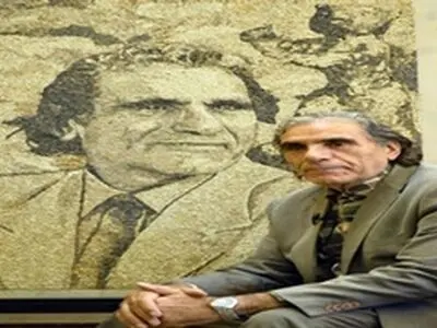 تابلوسنگ رضا ناجی در تبریز پرده‌برداری شد