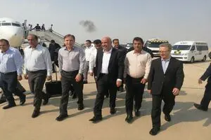 وزیر تعاون،کار و رفاه اجتماعی وارد عسلویه شد