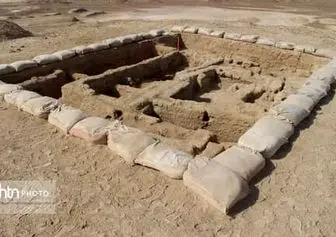 کشف معماری ۴۵۰۰ساله در تپه پیرزال سیستان