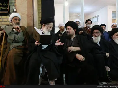 مراسم ختم مرحوم آیت الله العظمی موسوی اردبیلی در بیت آیت الله العظمی سیستانی / قم