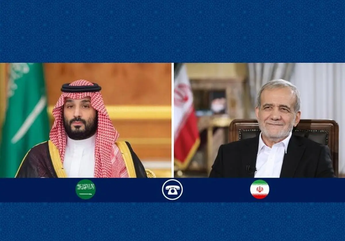 پزشکیان: رویکرد اصولی ایران مبتنی بر وحدت داخلی و تعامل سازنده با کشورهای اسلامی است/بن سلمان:  آماده تشریک مساعی با ایران و کشورهای منطقه برای استقرار صلح و امنیت پایدار هستیم