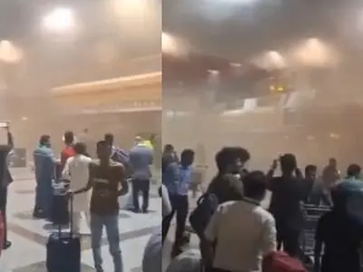 آتش‌سوزی گسترده در فرودگاه بین‌المللی «اقبال» در پاکستان