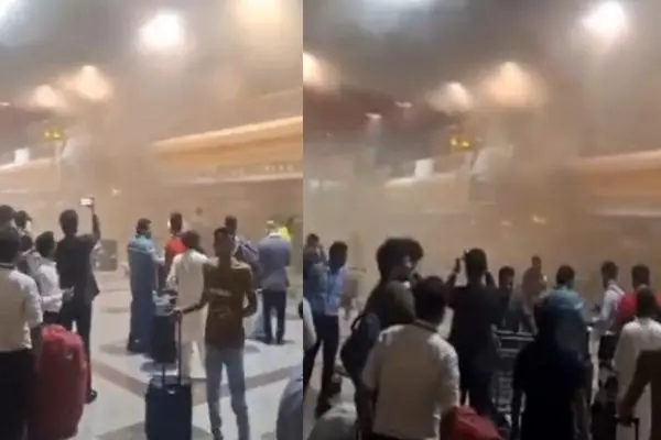 آتش‌سوزی گسترده در فرودگاه بین‌المللی «اقبال» در پاکستان