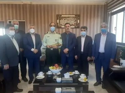دیدار هیأت اجرایی خانه کارگر گلستان با فرمانده انتظامی استان گلستان