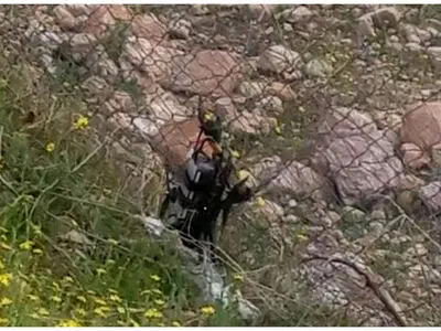 سقوط یک پهپاد انتحاری ناشناس