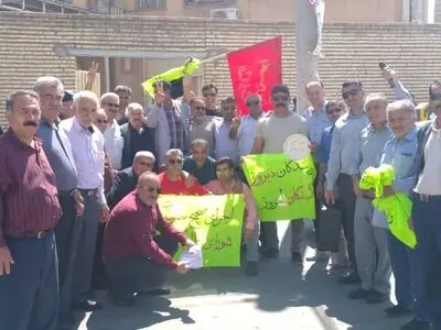 اعتراض بازنشستکان شوش به مصوبه مزدی شورایعالی کار 