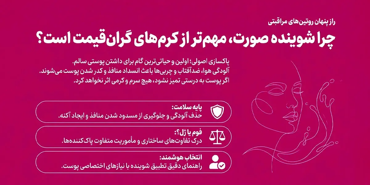 تفاوت فوم شستشو صورت و ژل شستشو صورت چیست؟
