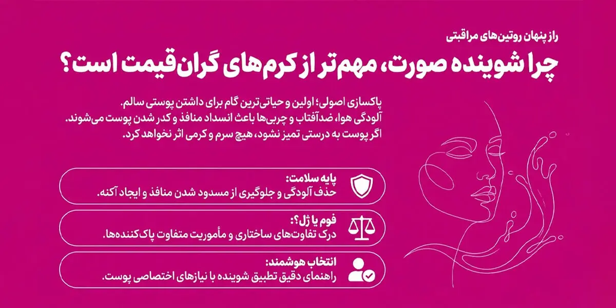 تفاوت فوم شستشو صورت و ژل شستشو صورت چیست؟
