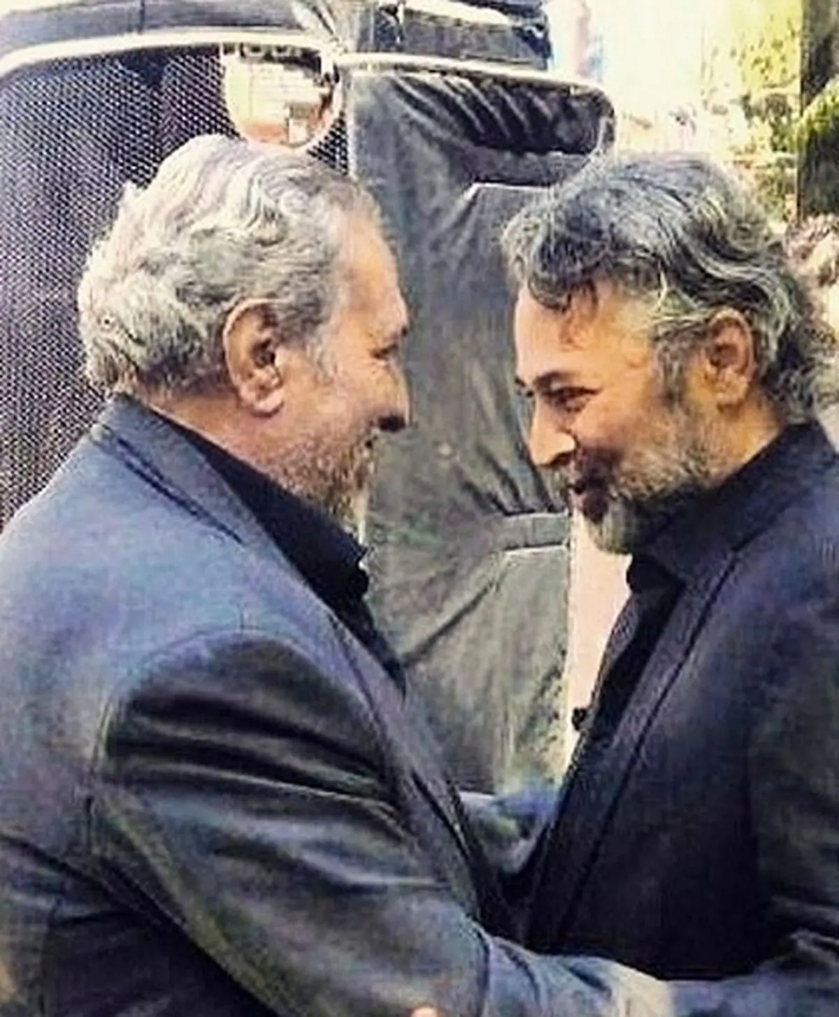 2 بازیگر مرحوم 45 روز پیش در آغوش هم+عکس