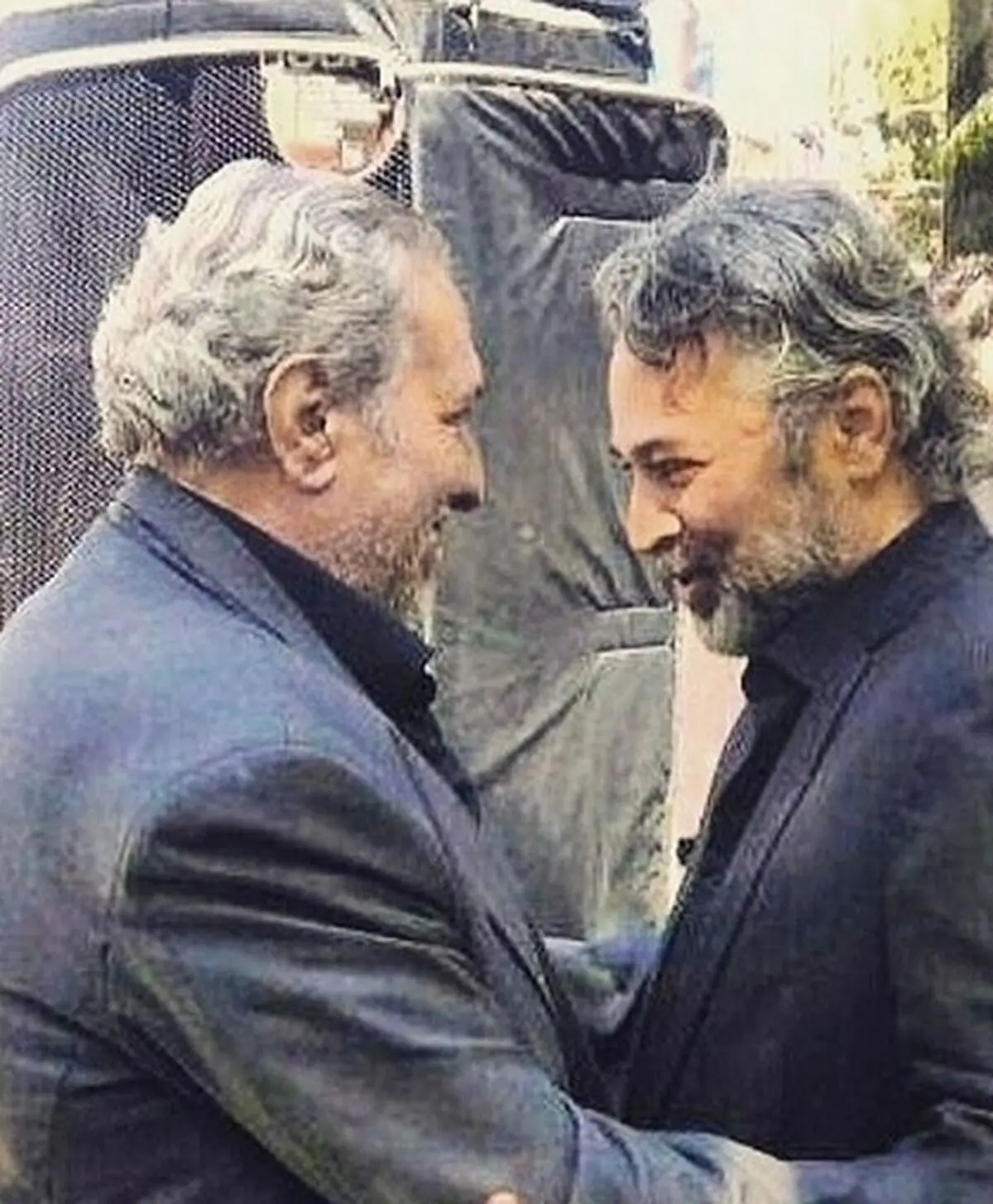 2 بازیگر مرحوم 45 روز پیش در آغوش هم+عکس