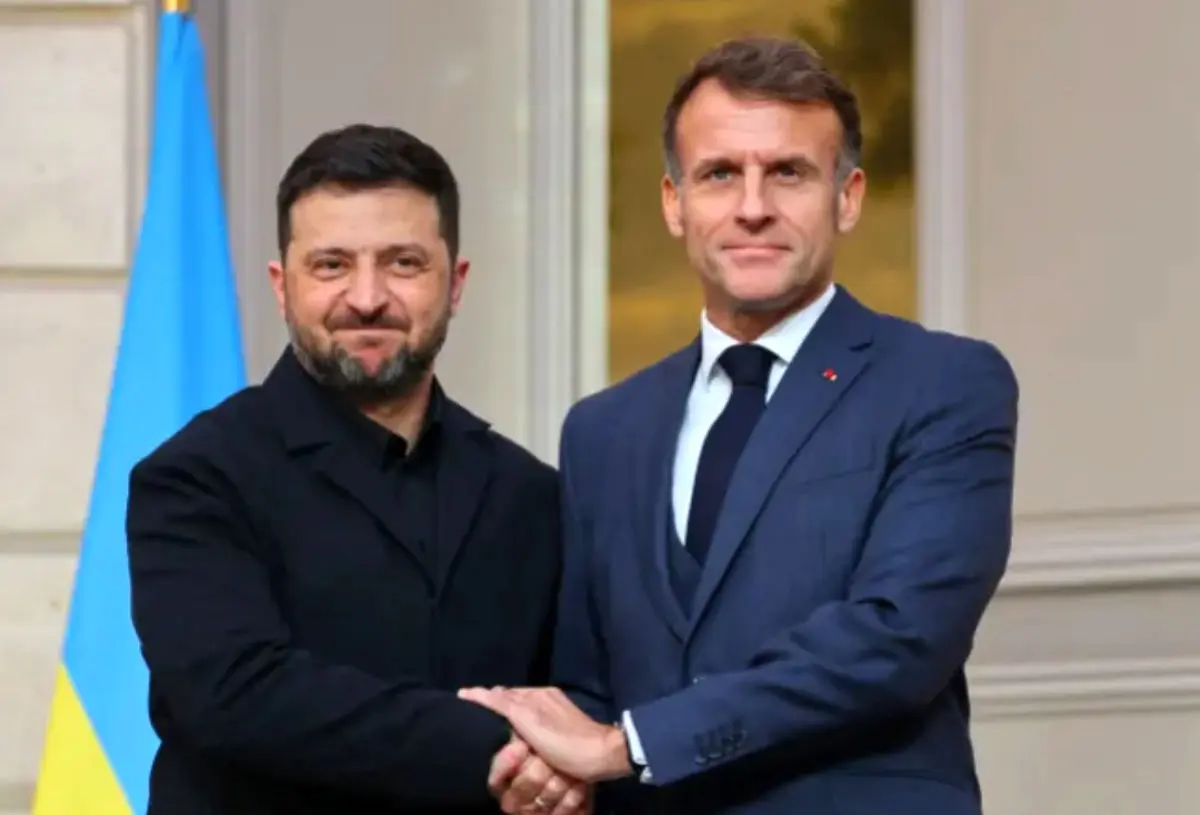 ماکرون و زلنسکی دوشنبه در پاریس دیدار می‌کنند