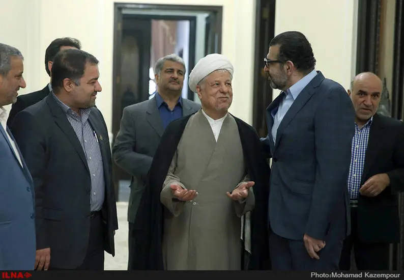 دیدار اعضای شورای مرکزی حزب ندای ایرانیان با آيت الله هاشمی رفسنجانی