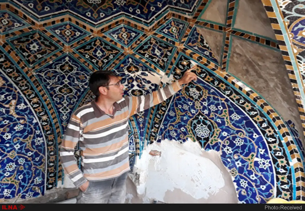 اجرای ۳ پروژه مرمت کاشی‌کاری در مجموعه شیخ صفی‌الدین اردبیلی