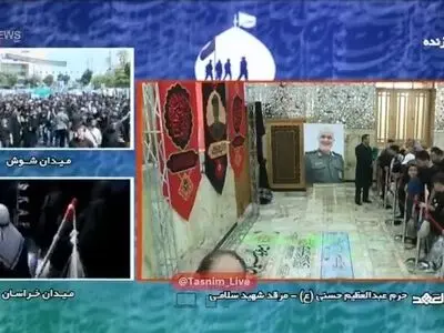 اربعین حسینی در مزار شهید سلامی + فیلم