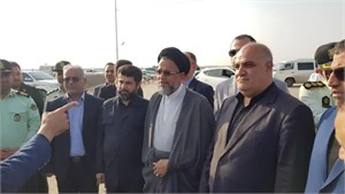 وزیر اطلاعات از گذرگاه مرزی شلمچه در خوزستان بازدید کرد